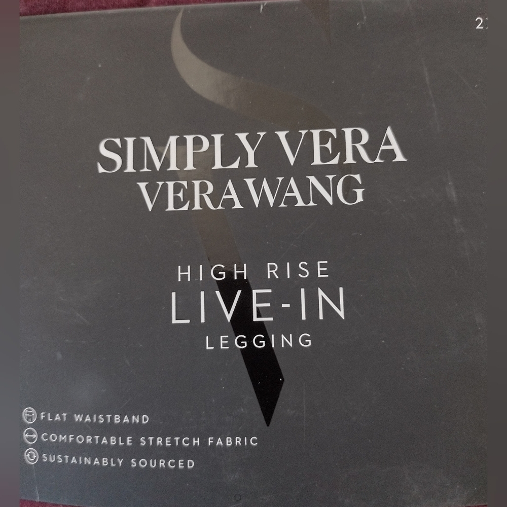 Simply Vera Vera Wang High Rise Leggings - Picture 3 of 5